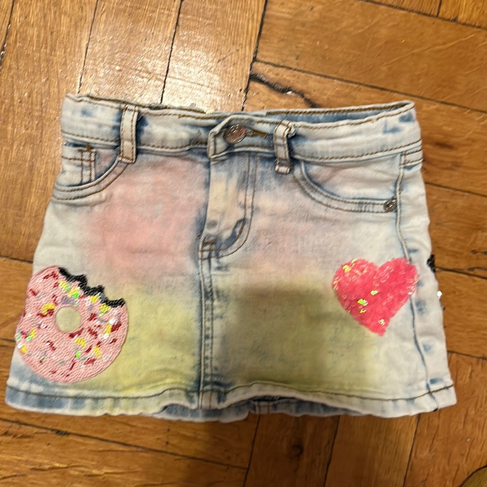 Baby Sara size 2 denim skirt.